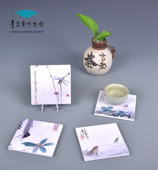 馆藏翟齐花卉虫草陶瓷杯垫1.jpg