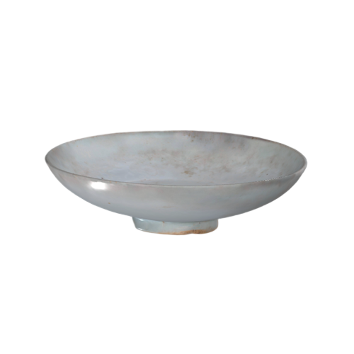 枢府釉印花纹盘