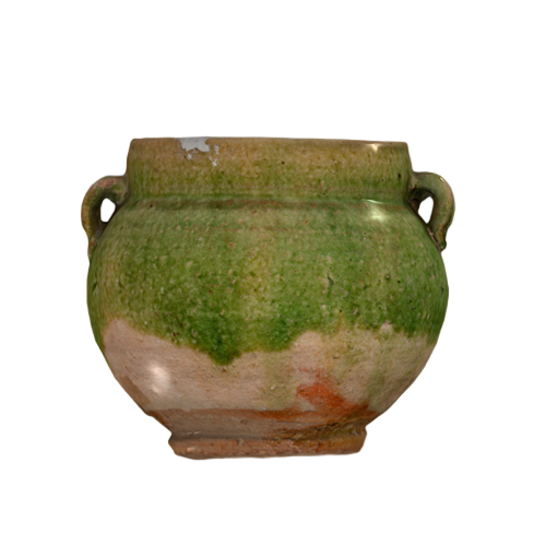 绿釉陶罐