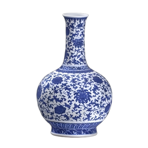 青花缠枝莲纹瓶