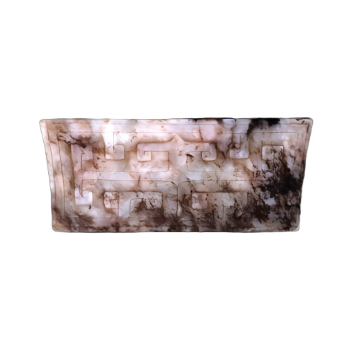 青玉勾连云纹剑珌