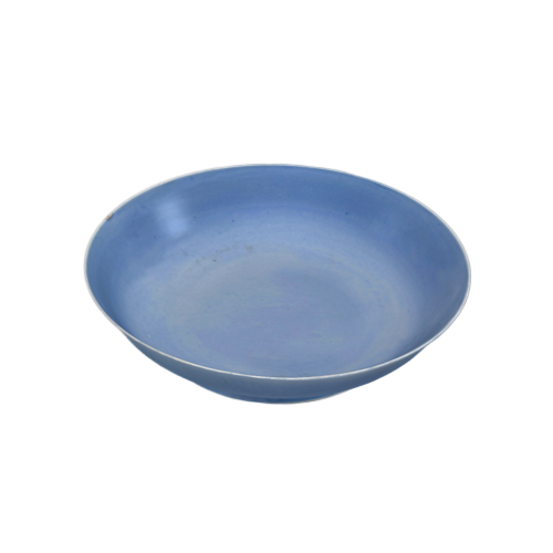 天蓝釉盘